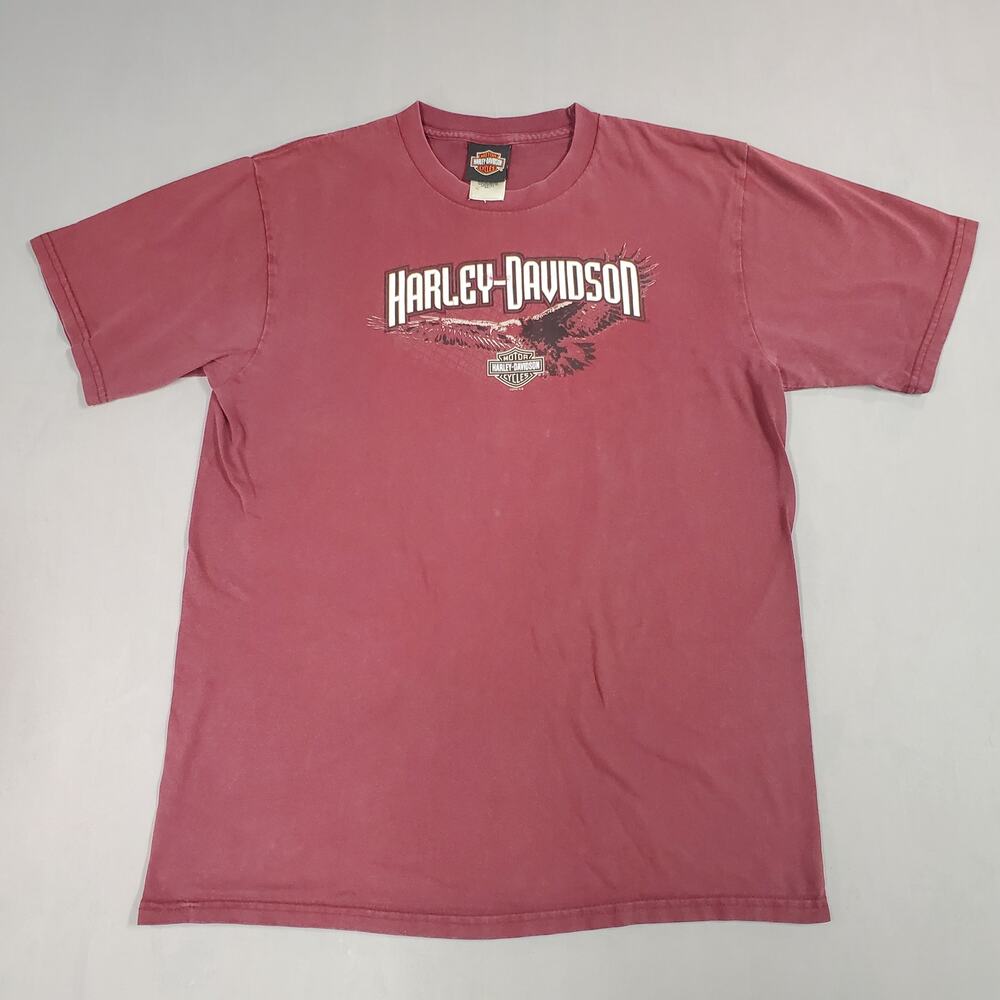 Harley Davidson Mens 2008 Heart of Dixie Alabama T-Shirt Size Large